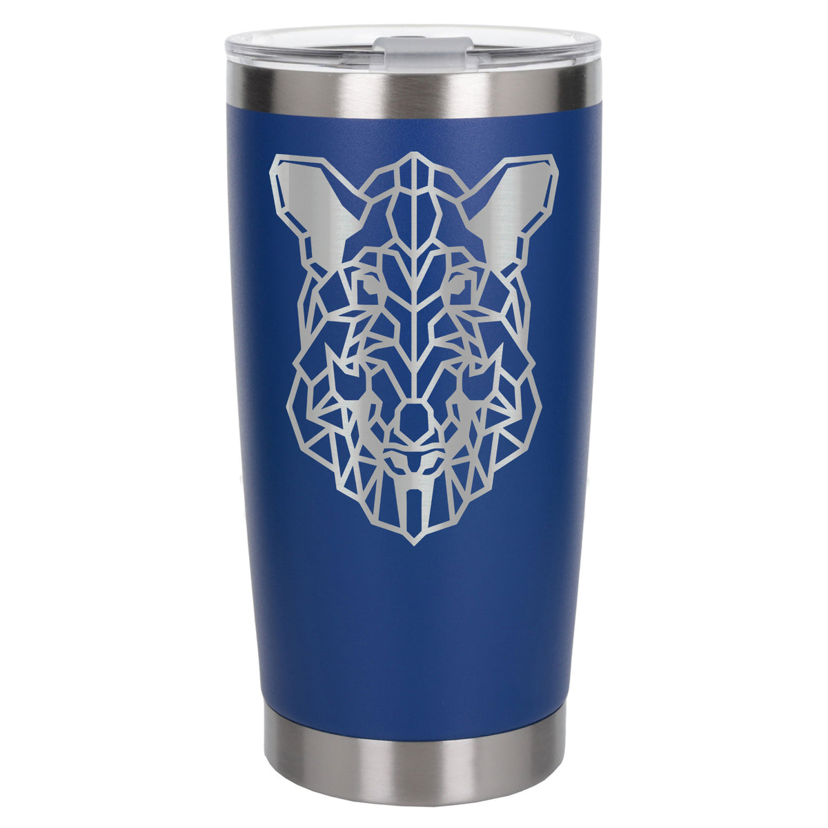 Dark Blue Thermal Metal Coffee Cup
