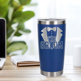 Dark Blue Thermal Metal Coffee Cup