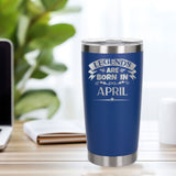 Dark Blue Thermal Metal Coffee Cup