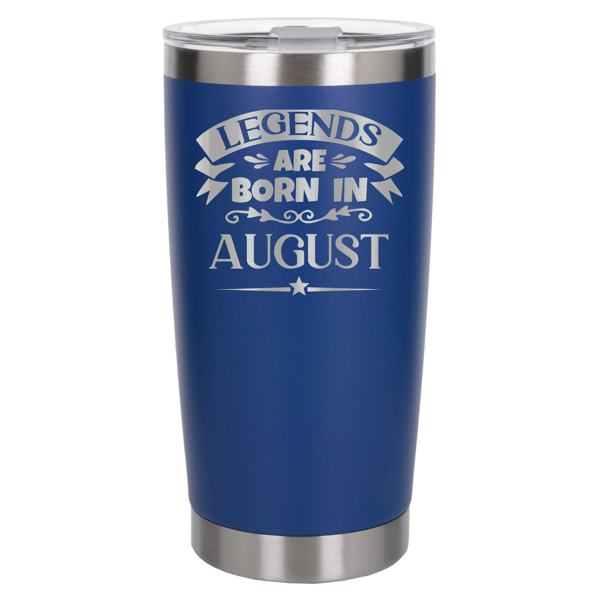 Dark Blue Thermal Metal Coffee Cup