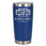 Dark Blue Thermal Metal Coffee Cup