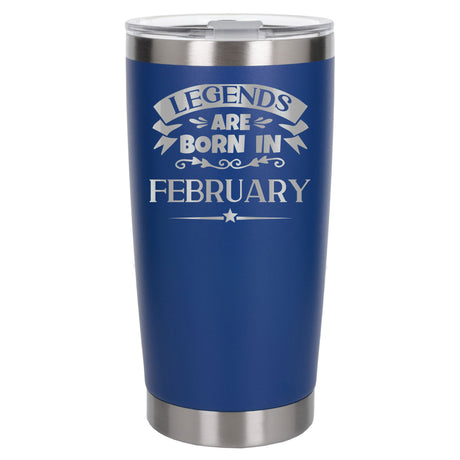 Dark Blue Thermal Metal Coffee Cup