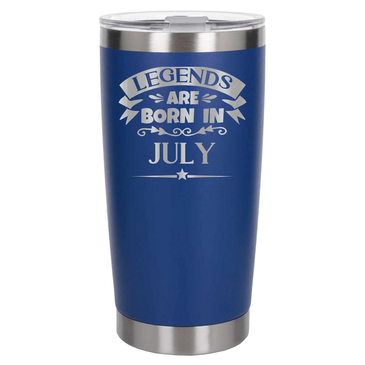 Dark Blue Thermal Metal Coffee Cup