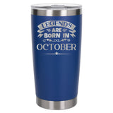 Dark Blue Thermal Metal Coffee Cup