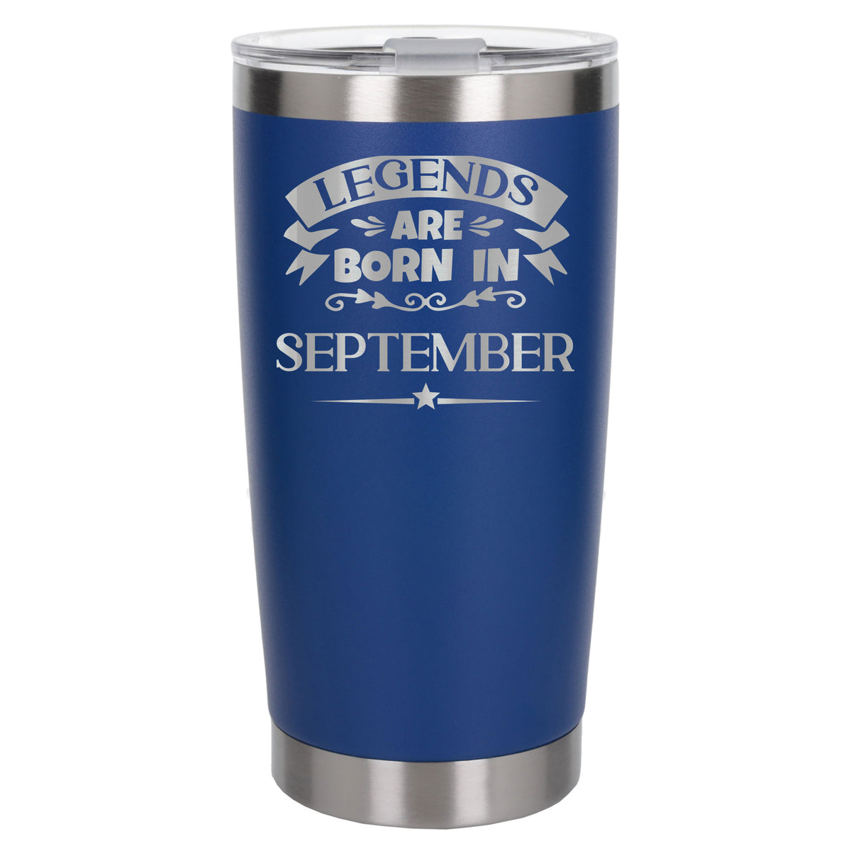 Dark Blue Thermal Metal Coffee Cup
