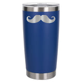 Dark Blue Thermal Metal Coffee Cup