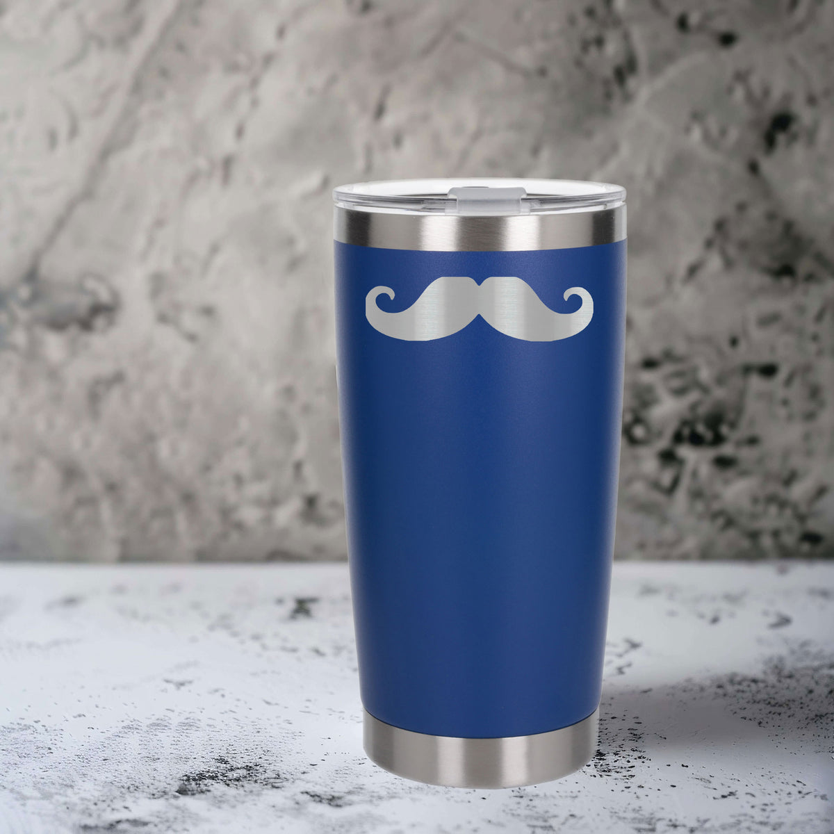 Dark Blue Thermal Metal Coffee Cup