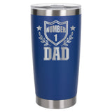 Dark Blue Thermal Metal Coffee Cup