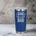 Dark Blue Thermal Metal Coffee Cup