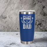 Dark Blue Thermal Metal Coffee Cup