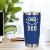 Dark Blue Thermal Metal Coffee Cup