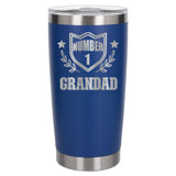 Dark Blue Thermal Metal Coffee Cup
