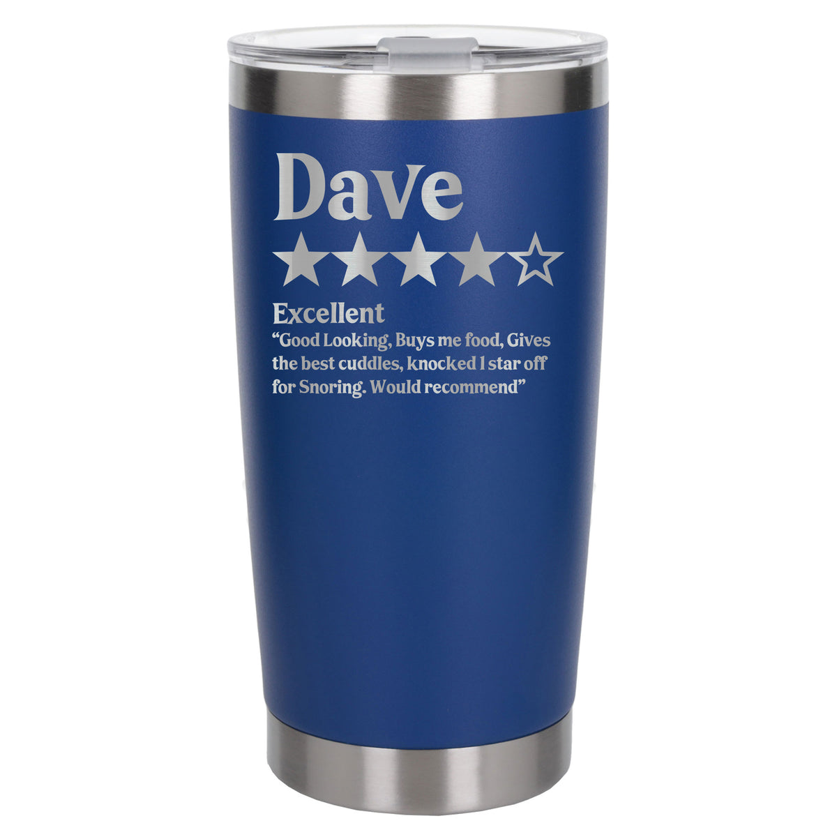Review Engraved Travel Mug Birthday Gift, Thermal Metal Coffee Cup