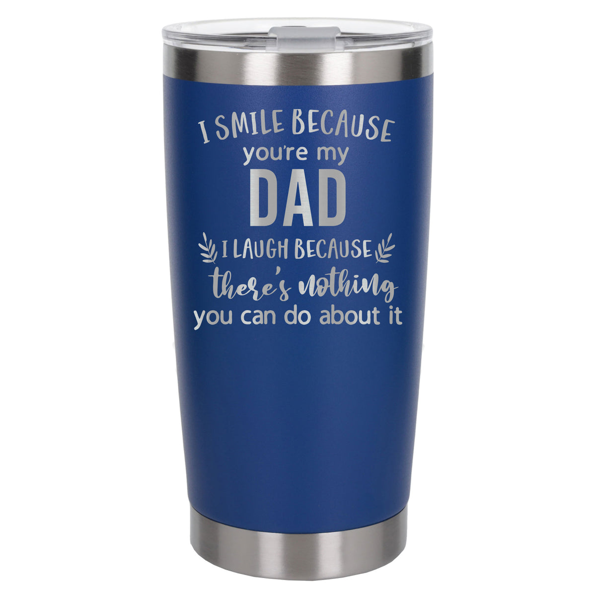Dark Blue Thermal Metal Coffee Cup