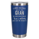 Dark Blue Thermal Metal Coffee Cup
