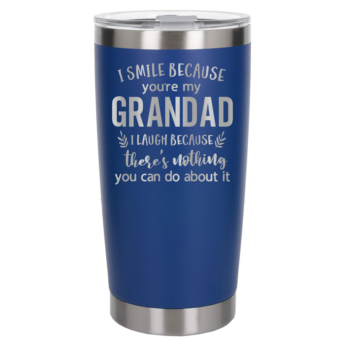 Dark Blue Thermal Metal Coffee Cup