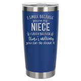 Dark Blue Thermal Metal Coffee Cup
