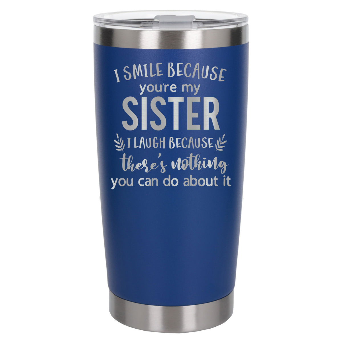 Dark Blue Thermal Metal Coffee Cup