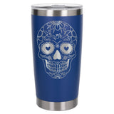 Dark Blue Thermal Metal Coffee Cup