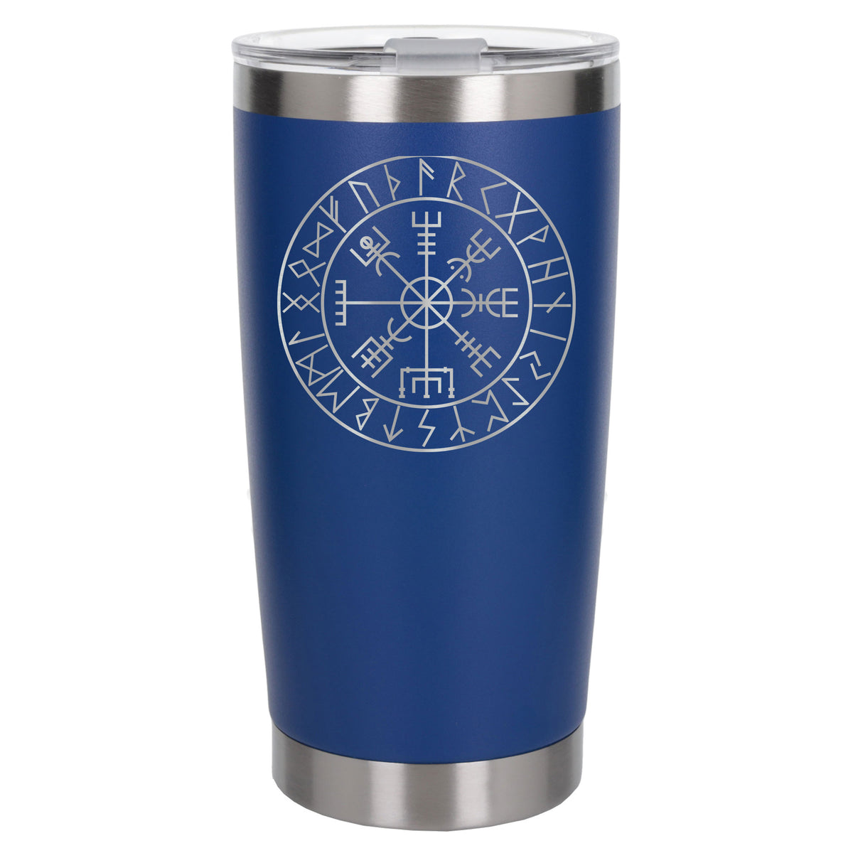 Dark Blue Thermal Metal Coffee Cup