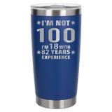 Dark Blue Thermal Metal Coffee Cup