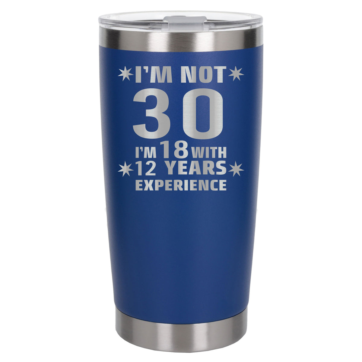 Dark Blue Thermal Metal Coffee Cup