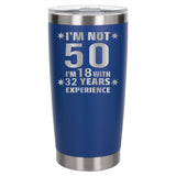 Dark Blue Thermal Metal Coffee Cup