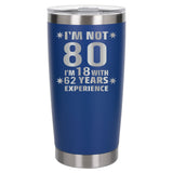 Dark Blue Thermal Metal Coffee Cup