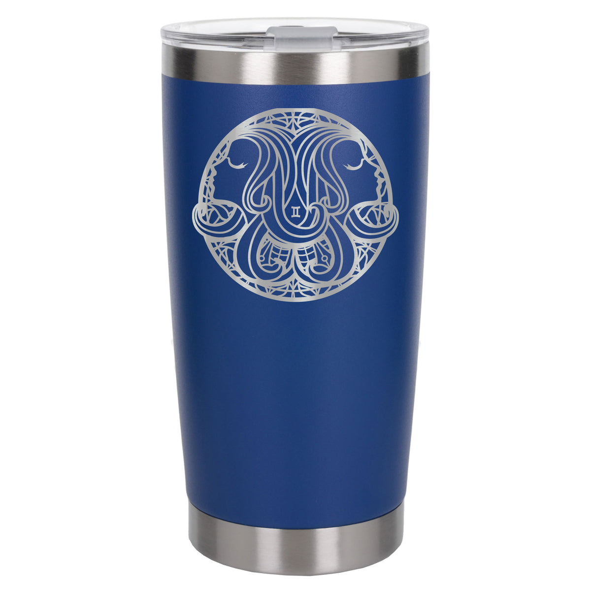 Dark Blue Thermal Metal Coffee Cup