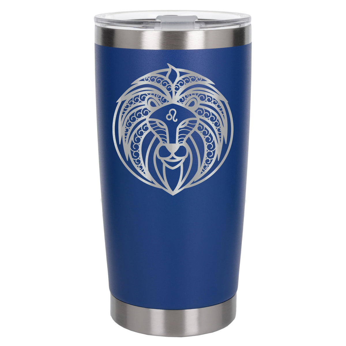 Dark Blue Thermal Metal Coffee Cup