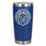 Dark Blue Thermal Metal Coffee Cup
