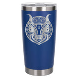 Dark Blue Thermal Metal Coffee Cup