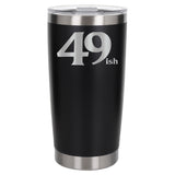 Black Thermal Metal Coffee Cup