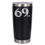 Black Thermal Metal Coffee Cup