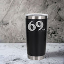 Black Thermal Metal Coffee Cup