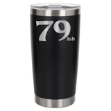 Black Thermal Metal Coffee Cup
