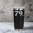 Black Thermal Metal Coffee Cup