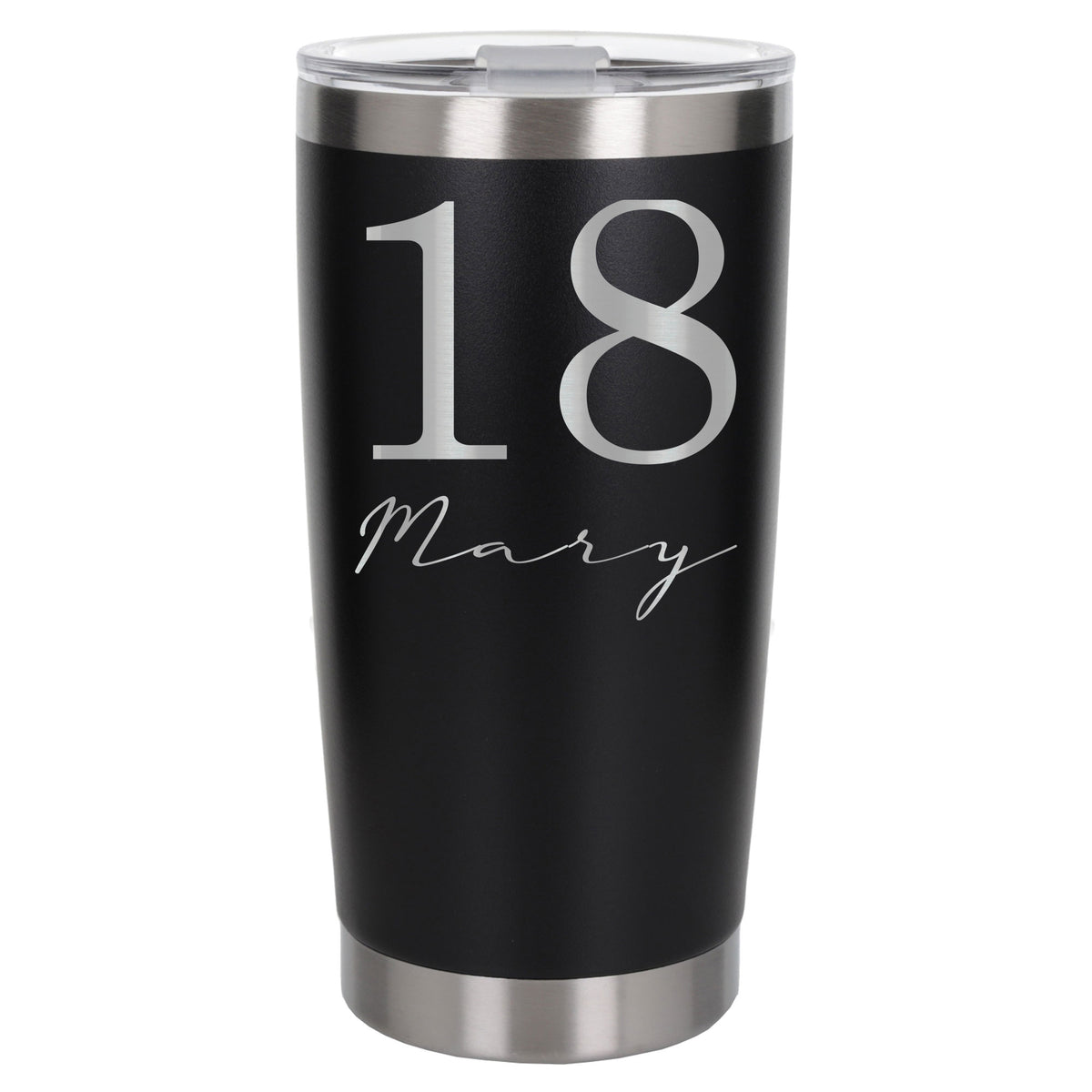 Black Thermal Metal Coffee Cup
