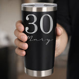 Black Thermal Metal Coffee Cup