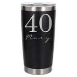 Black Thermal Metal Coffee Cup