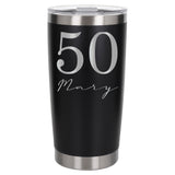 Black Thermal Metal Coffee Cup