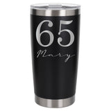 Black Thermal Metal Coffee Cup