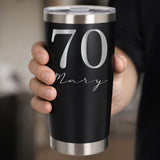 Black Thermal Metal Coffee Cup