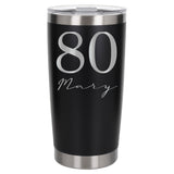 Black Thermal Metal Coffee Cup
