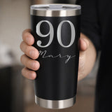 Black Thermal Metal Coffee Cup