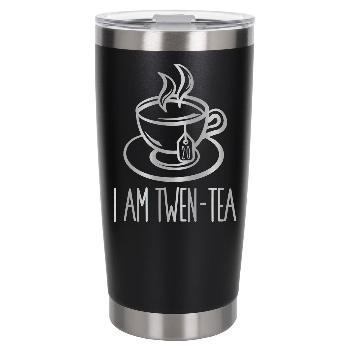 Black Thermal Metal Coffee Cup