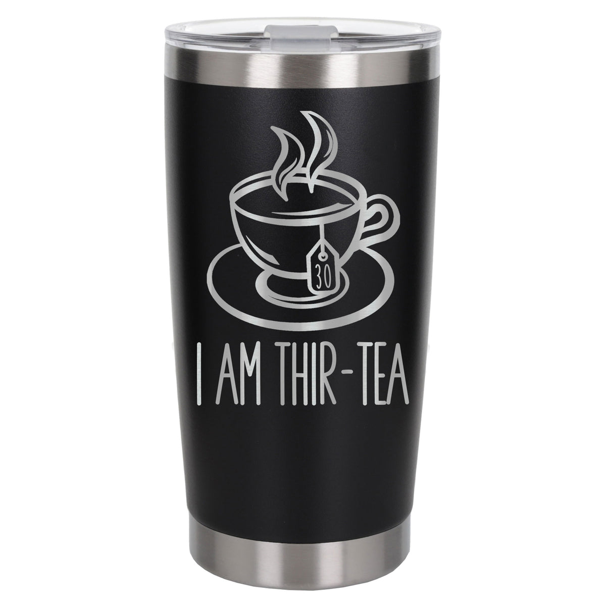 Black Thermal Metal Coffee Cup