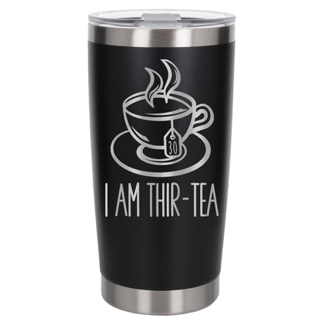 Black Thermal Metal Coffee Cup