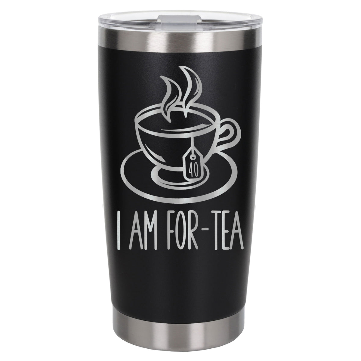 Black Thermal Metal Coffee Cup