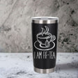 Black Thermal Metal Coffee Cup